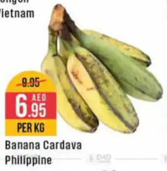 West Zone Supermarket Banana Cardava Philippine per kg offer