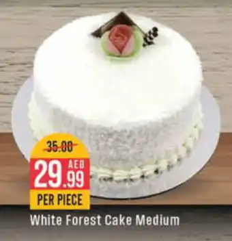 West Zone Supermarket White Forest Cake Medium per piece offer