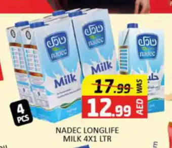 Al Madina Hypermarket NADEC LONGLIFE MILK 4 x 1LTR offer