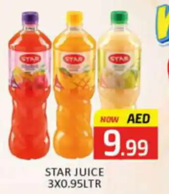 Al Madina Hypermarket STAR JUICE 3 x 0.95Ltr offer