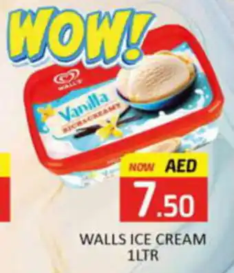 Al Madina Hypermarket WALLS ICE CREAM 1Ltr offer