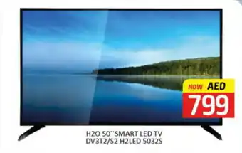 Al Madina Hypermarket H20 50" SMART LED TV DV3T2/S2 H2LED 5032S offer