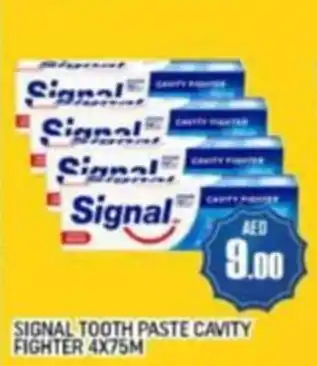 Al Madina SIGNAL TOOTH PASTE CAVITY FIGHTER 4 X 75M offer