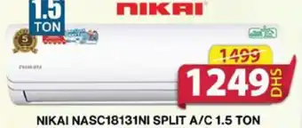 Grand Hyper Market NIKAI NASC18131NI SPLIT A/C 1.5 TON offer