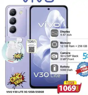 Grand Hyper Market VIVO V30 LITE 5G 12GB/256GB offer