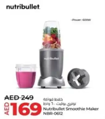 Lulu Hypermarket Nutribullet Smoothie Maker NBR-0612 offer