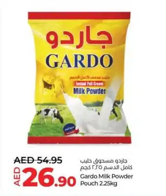 Lulu Hypermarket Gardo Milk Powder Pouch 2.25kg offer