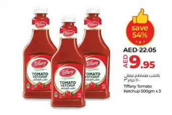 Lulu Hypermarket Tiffany Tomato Ketchup 500gm x3 offer