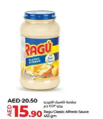 Lulu Hypermarket Ragu Classic Alfredo Sauce 453 gm offer