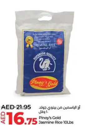 Lulu Hypermarket Pinoy's Gold Jasmine Rice 10Lbs offer