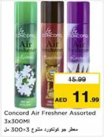 Nesto Concord Air Freshner Assorted 3x300MI offer