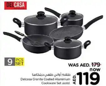 Nesto Delcasa Granite Coated Aluminium Cookware Set asstd offer