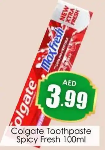 Amber Colgate Toothpaste Spicy Fresh 100ml offer