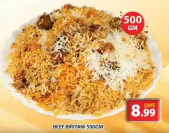 Grand Mall Sharjah BEEF BIRIYANI 500GM offer