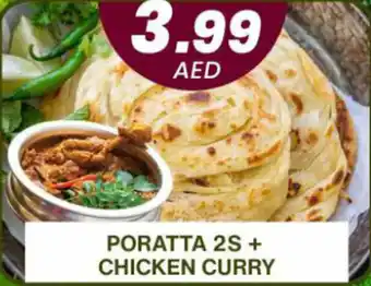 Grand Mall Sharjah PORATTA 2S + CHICKEN CURRY offer