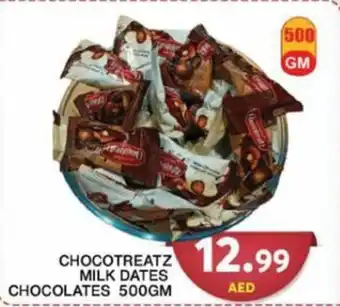 Grand Hyper Market CHOCOTREATZ MILK DATES CHOCOLATES 500GM offer