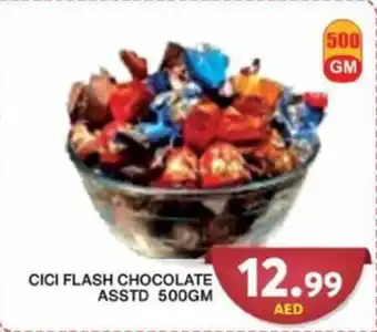Grand Hyper Market CICI FLASH CHOCOLATE ASSTD 500GM offer