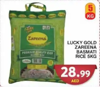 Grand Hyper Market LUCKY GOLD ZAREENA BASMATI RICE 5KG offer
