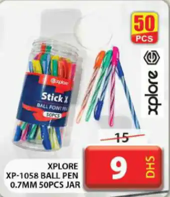 Grand Hyper Market XPLORE XP-1058 BALL PEN 0.7MM 50PCS JAR offer