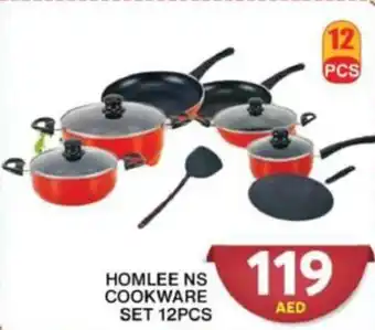 Grand Hyper Market HOMLEE NS COOKWARE SET 12PCS offer