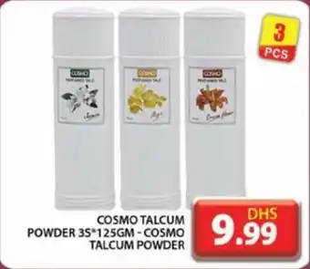 Grand Hyper Market COSMO TALCUM POWDER 35X125GM COSMO TALCUM POWDER offer