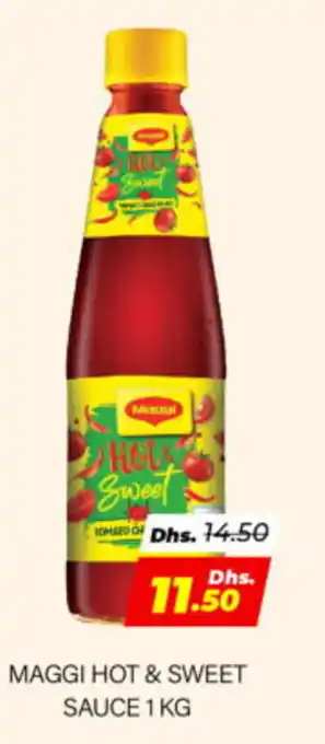 Al Adil MAGGI HOT AND SWEET SAUCE 1 KG offer