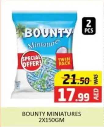Al Madina Bounty Miniatures 2 x 150gm offer