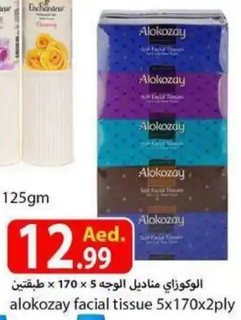 Rawabi Market Alokozay Facial Tissue 5 x 170 x 2ply offer