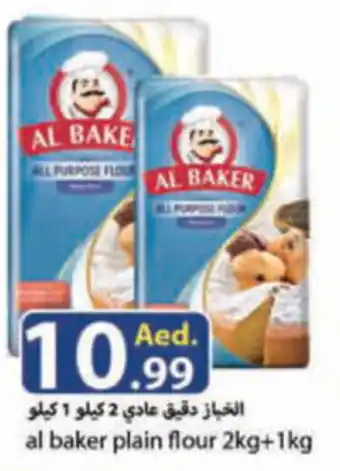 Rawabi Market al baker plain flour 2kg+1kg offer