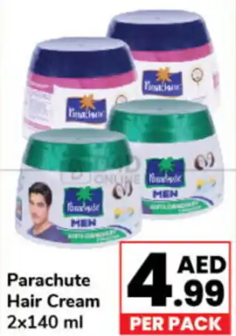 Day To Day Parachute Hair Cream 2x140 ml offer