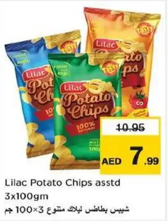 Nesto Lilac Potato Chips asstd 3 x 100gm offer