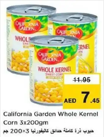 Nesto California Garden Whole Kernel Corn 3 x 200gm offer