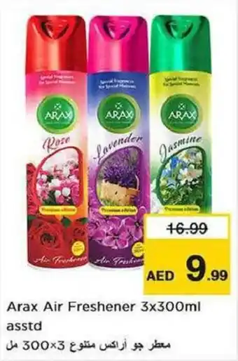 Nesto Arax Air Freshener 3x300ml asstd offer