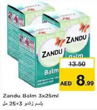 Nesto Zandu Balm 3x25ml offer