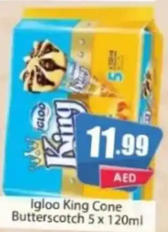 Amber Igloo King Cone Butterscotch 5 x 120ml offer