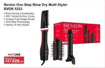 Lulu Hypermarket Revlon One Step Blow Dry Multi Styler RVDR 5333 offer