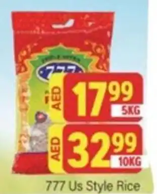 City Retail Supermarket 777 Us Style Rice 5kg offer