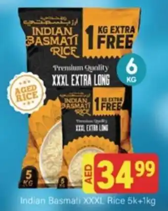 City Retail Supermarket Indian Basmati XXXL Rice 5k + 1kg offer
