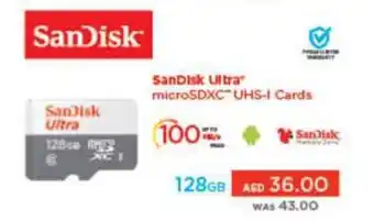 Lulu Hypermarket SanDisk Ultra microSDXC UHS-I Cards offer
