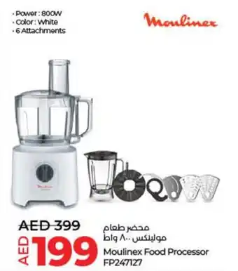 Lulu Hypermarket Moulinex Food Processor FP247127 offer