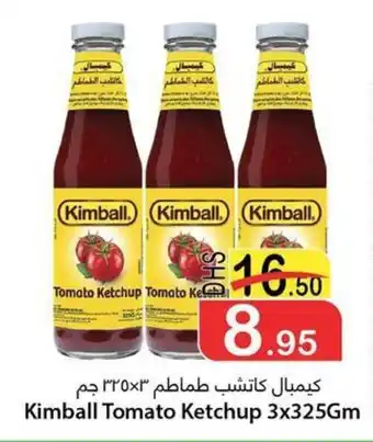 Al Mushrif Co-Operative Society Kimball Tomato Ketchup 3x325Gm offer