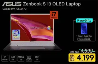 ECity ASUS Zenbook S 13 OLED Laptop offer