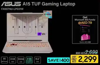 ECity ASUS A15 TUF Gaming Laptop offer
