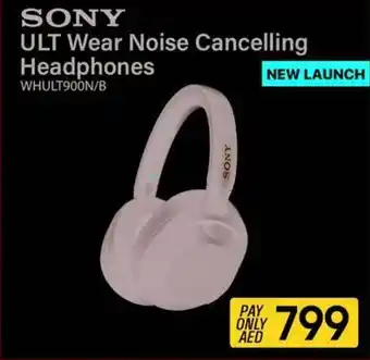 ECity SONY ULT Wear Noise Cancelling Headphones offer