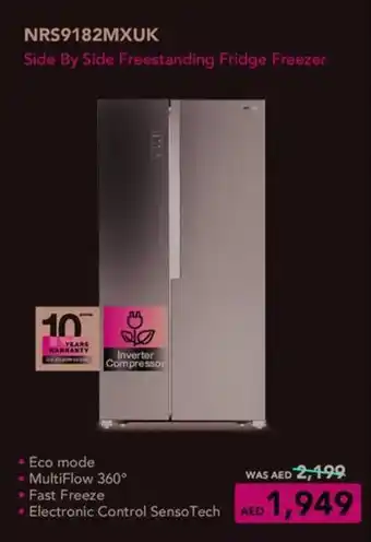 ECity Side By Side Freestanding Fridge Freezer offer