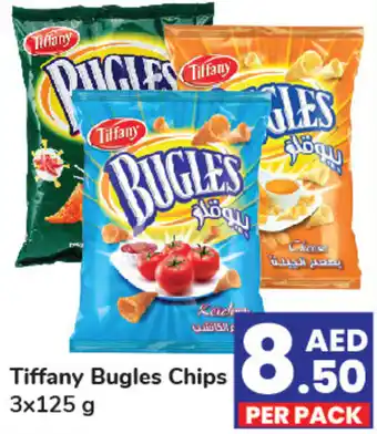 Day To Day Tiffany Bugles Chips 3x125 g offer