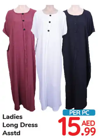 Day To Day Ladies Long Dress asstd offer