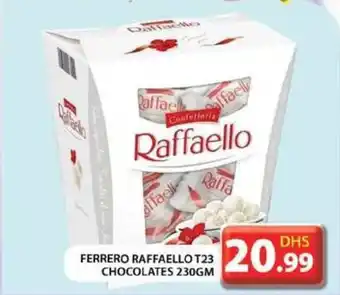 Grand Hyper Market FERRERO RAFFAELLO T23 CHOCOLATES 230GM offer