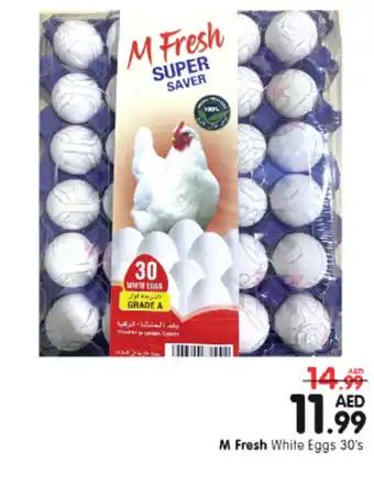 Al Madina Hypermarket M Fresh White Eggs 30s offer