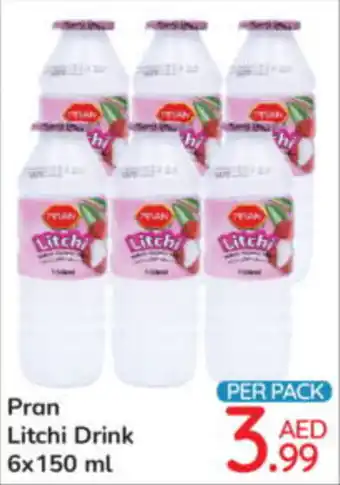 Day To Day Pran Litchi Drink 6x150 ml offer